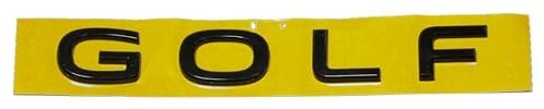 Volkswagen 5H0853687H041 Schriftzug Heckklappe Emblem Logo Aufkleber Buchstaben Modellbezeichnung, selbstklebend, schwarz