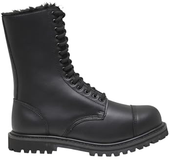 Brandit Phantom Fur Liner 14 Eye Boot, Farbe: black, Größe: 13