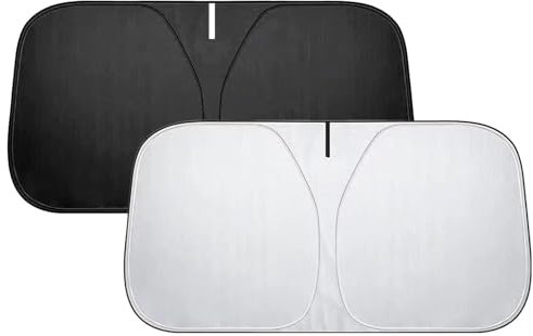 Parasol para Volvo XC60 2009-2017, Parasol Coche Delantero Plegable, Grueso y Reflectante.