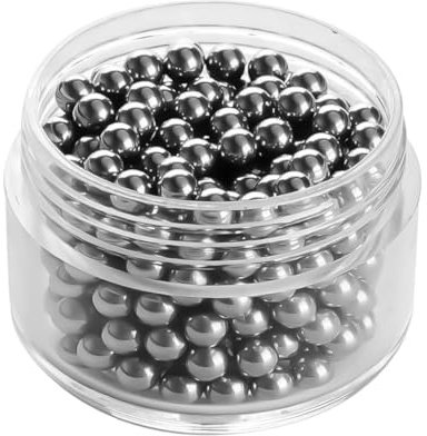 Orivin Pack Of 400 Stainless Steel Cleaning Beads for Bottles, Stainless Steel Balls for Glass Bottles, 3MM Metal Balls for Cleaning, Decanter Carafes, Vases