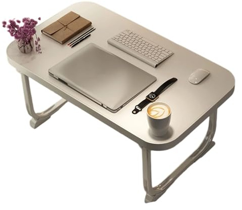 Mesa de cama plegable para laptop, bandeja de desayuno, multifunción, para comer, estudiar, sofá, bandeja con patas plegables