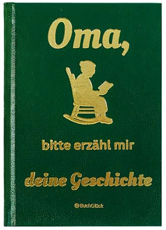 Oma, bitte erzähl mir deine Geschichte - Erinnerungsbuch mit 250+ Fragen | Familiengeschichte bewahren - Kunstleder-Hardcover, Stammbaum & Fotoseiten, Geschenk zu Geburtstag, Muttertag & Weihnachten