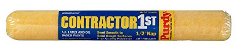 Purdy 140688183 144688183 Contractor 1st Medium Density Polyester 1,27 cm Nap Cover, Mehrfarbig, 45,7 cm