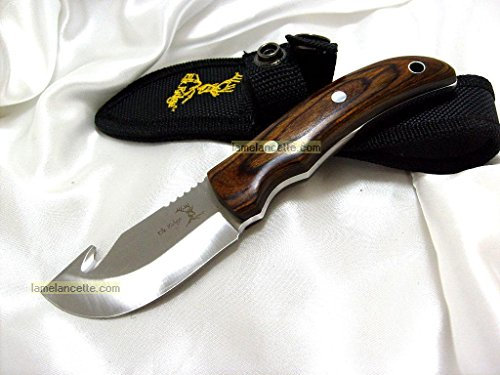 Elk Ridge Erwachsene ER-108 Messer, Pakkaholz Griff, M