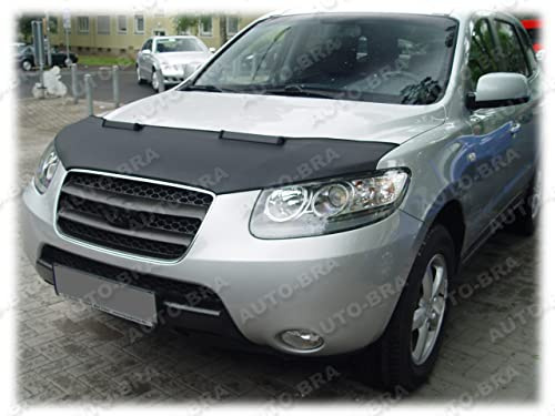 AB-00095 Auto BRA kompatibel mit Hyundai Santa Fe Bj. 2006-2012 Haubenbra Steinschlagschutz Tuning Bonnet Bra