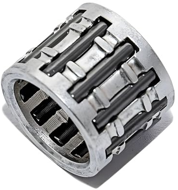 Hochleistungs-Nadelkranz Tuning - (Käfig versilbert) 11 Nadeln Ø12x16x13mm - für 12mm Kolbenbolzen (0-Maß) - SIMSON-Nadellager