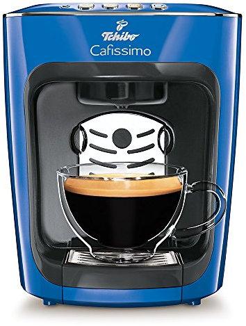 Tchibo Cafissimo mini Kaffeekapselmaschine (für Kaffee, Espresso, Caffé Crema und Tee) blau