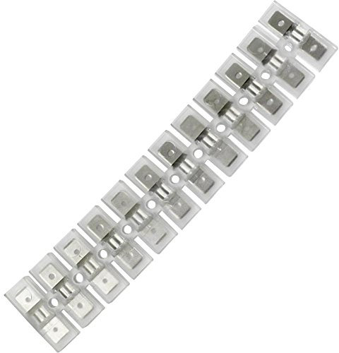 12 fach elastische Flachstecker Leiste 6,3 mm Kabelschuh Verbinder Verteiler