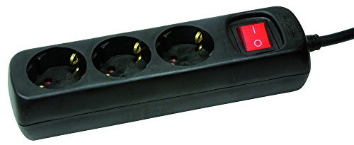 Logilink LPS206B Steckdose, 250 V, Schwarz