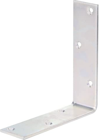 Alberts 333553 Balkenwinkel | breit | galvanisch verzinkt, dickschichtpassiviert | 150 x 150 x 40 mm