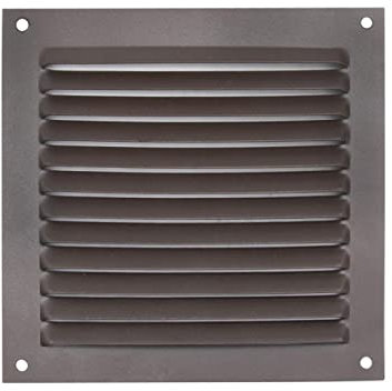 WOLFPACK LINEA PROFESIONAL - Rejilla Ventilación Atornillar 15x15 cm. Aluminio Color Marrón