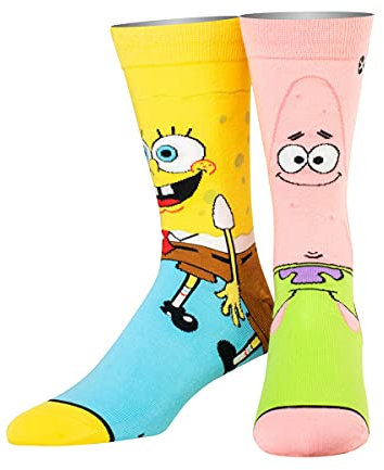 ODD SOX Adult Spongebob & Patrick Premium Knit Standard