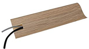 Plinthe plastique cache fil Nordlinger - Chêne