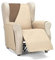 Martina Home Diamond Sofabezug, Beige/Braun, 1 Sitzer/Relax