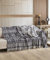 BOHORIA® Premium Tagesdecke 220x240 cm Bali | 100% Baumwolle | Oeko-Tex® | Bettüberwurf Wohndecke Wendedecke Sofadecke mit Muster | extra-groß 220 x 240 cm (Elephant)