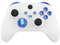 eXtremeRate Tasti Pulsanti Ricambio per Xbox Series X Controller Trigger LB RB LT RT Bumper Grilletti D-pad Pulsante ABXY per Xbox Series S Joystick(Camaleonte Viola Blu)