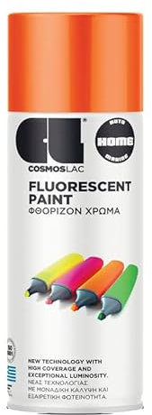 COSMOS LAC - SPRAY PINTURA FLUORESCENTE NARANJA N491 400 ML