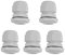 5 x M20 20mm White Waterproof Compression Cable Stuffing Gland