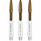 Mission Darts Sabre Shafts | Durable Clear Polycarbonate Stems with Coloured Aluminium Top | 1 Set of 3 Shafts | Gold | Medium (S1536)