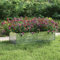 Yongdu Aiuola rialzata da giardino, telaio per pallet, laghetto alto, aiuola per verdure, balcone, aiuola, spirale per erbe, aiuola per pomodori, aiuola rialzata, 160 x 80 x 45 cm, acciaio zincato,