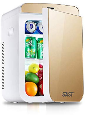 TIST Mini réfrigérateur 25L ménage Petit réfrigérateur réfrigération Double Usage Portable Voiture Utiliser Petit réfrigérateur, 49 * 34 * 31cm