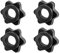 InLiMa 2 Pairs Dumbbell Collars 1 inch Dumbbell Hex Nut 1 inch Barbell Collar Clamps Weight Clips for Dumbbells,Spinlock Collars for 1 Inch Standard Barbells Bars Sports Weight Lifting Fitness