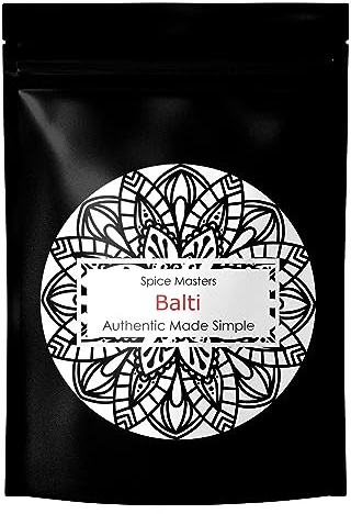 Balti Spice Mix - Authentic Balti Curry Powder & Blend | Makes 10 Family Curry’s | Easy Balti Chicken & Lamb Recipes | No Additives | by Spice Masters
