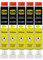 5 XXL Druckerpatronen kompatibel zu CLI-526 Y Gelb für Canon PIXMA IP4850 IP4950 IX6550 MG5150 MG5250 MG5350 MG6150 MG6250 MG8150 MG8250 MX715 MX885 MX895