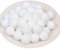 100 Stück Pompons zum Basteln, Weiß Pompoms, 30 mm Flauschige Pompom Bälle für DIY Kreative Handwerk Dekoration (Weiss-3 cm)