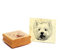 Dekolando Motivstempel West Highland White Terrier Stempel Hund Holzstempel 46 x 48 mm