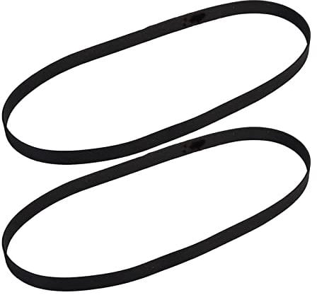 Sweeaau 2pcs Replacement Turntable Belt Rubber Flat Drive Belt For Record Player Walkman Repeater For Most AR Acoustic Research Rubber Turntable
