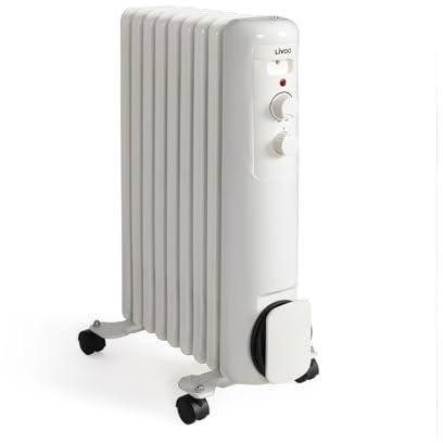 Radiateur Bain D'huile 2000w Blanc - DOM502W