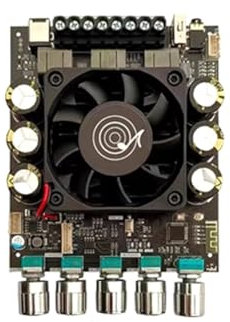 Jrpzcv -DAS A1 Module de Carte Amplificateur Bluetooth 2x160 W + 220 W TDA7498E + ADAU1701 avec Module Pratique Multifonction, B