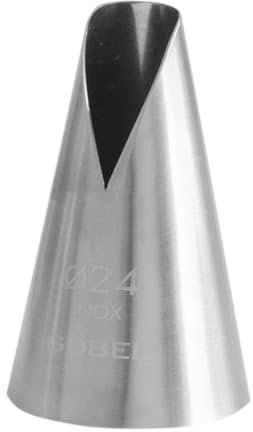 Douille Saint-Honoré avec Pan Coupé Arrondi en Inox - ⌀ 24 mm