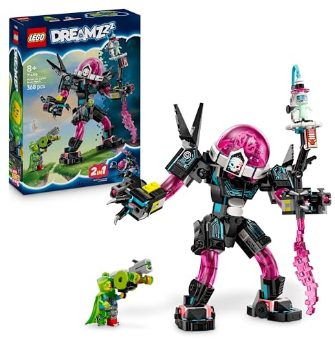 LEGO DREAMZzz Mateo vs. Cyberhirn-Mech - Modularer Roboter zum Bauen und Spielen für Mädchen und Jungen ab 8 Jahren - in Skorpionfigur umbaubarn - inkl. Minifigur und Dreamling - Geschenkidee - 71495