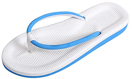 Pantofole Beach Traspirante Infradito Moda Slip Donna Scarpe Estate Open Donna Sandali Donna Scarpe Donna Scarpe 41 H Larghezza, Blu, 39 EU