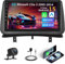 GOHHDL 4G+64G 8Core Qualcomm Android 15 Radio para Renault Clio 3 2005-2014 con Navi Carplay Android Auto, Pantalla de Coche de 9 Pulgadas 2Din con GPS WiFi Bluetooth FM/RDS DSP SWC Cámara+Mic