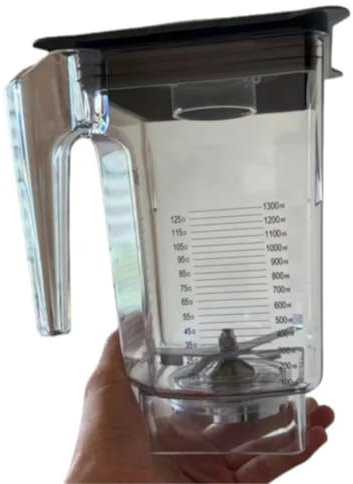 Caraffa for frullatore commerciale for Blendtec WildSide da 90 Oz, compatibile con Blendtec, frullatori - capacità di miscelazione di 36 Oz -
