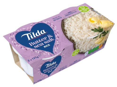 Tilda Butter & Sea Salt Rice 2 x 125g