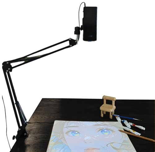 Proyector Smart Sketcher, Proyector Led Para Dibujar Con Proyección De 18 A 200 Cm, Transferencia De Imágenes Hd A Través De Usb/teléfono, Mando A Distancia Y Soporte, Herramienta De Cal Without-base