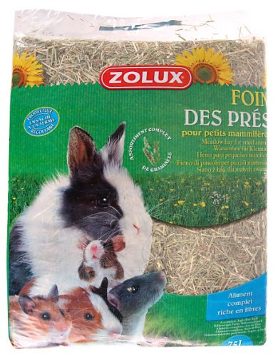 ZOLUX - Fieno di prati 75 litri (2,5 kg) per piccoli mammiferi
