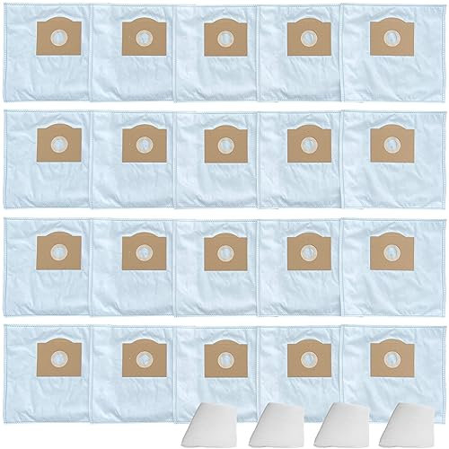 20 sacs d'aspirateur de qualité supérieure adaptés à l'aspirateur Rowenta RS 225