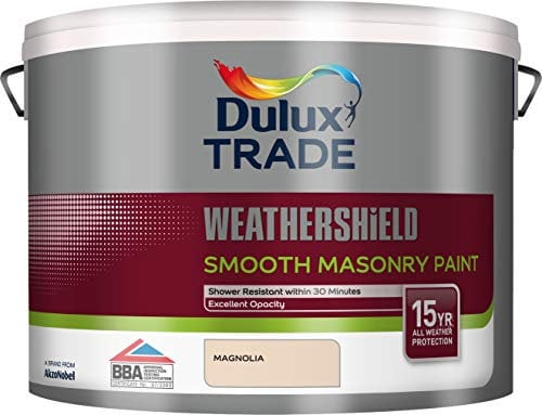 Dulux Trade Weathershield Smooth Magnolia 10 Litres