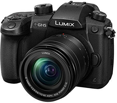 Panasonic Lumix DC-GH5MEG-K Appareil Photo numérique Double I.S 4K/6K Boîtier en magnésium résistant aux intempéries, Objectif 12-60 mm, Noir