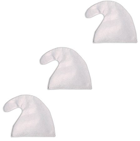 Party Discount NEU Weißer Zwergenhut, weiß, 24 Stück