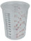 Starchem Plastic Polypropylene Paint Mixing Cups 600cc - Pack 50 - Inside Cup Flat for Easy Stirring - Accurate Metric Measurements
