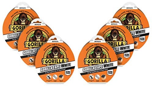 Gorilla Tape White 27m (Pack of 6)