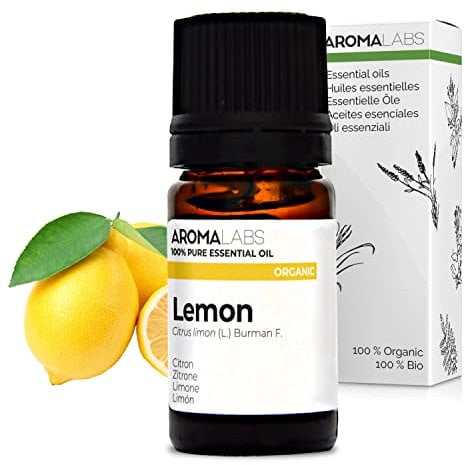 Aroma Labs - Limone BIO - Olio Essenziale Chemiotipizato e Certificato AB - 5 mL