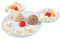Holst Porzellan KID 001 FA1 Kinder-Eisplatte 28 x 25 cm Maus, weiß, 25 x 28 x 2.5 cm, Porzellan
