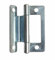 Pair of Steel Flush Cranked Cupboard Hinges Camper Van Motorhome 15-19mm Doors